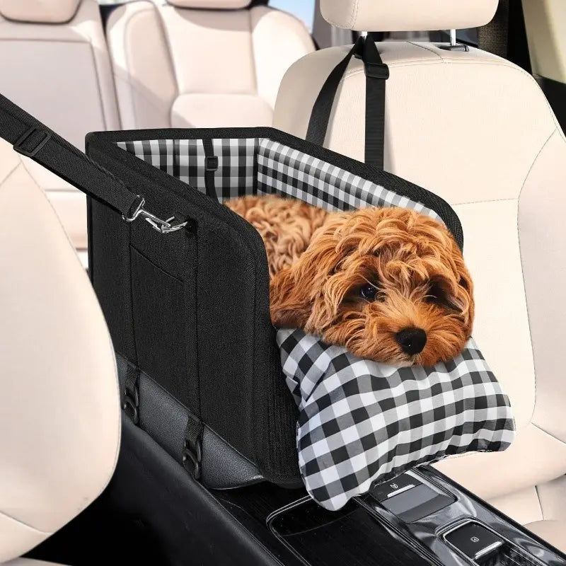 Asiento de Coche de Lujo para Mascotas - Seguridad y Confort Travel