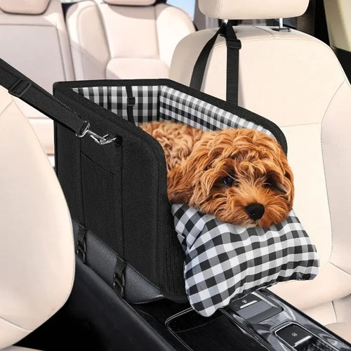 Asiento de Coche de Lujo para Mascotas - Seguridad y Confort Travel